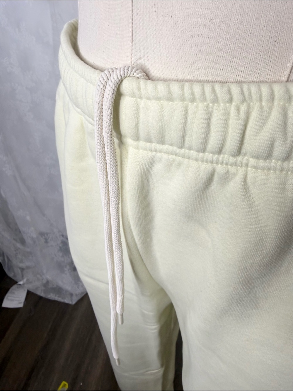 Offline women’s cloud fleece Drawstring Sweatpants Green Beam Bin#25 - Picture 3 of 5